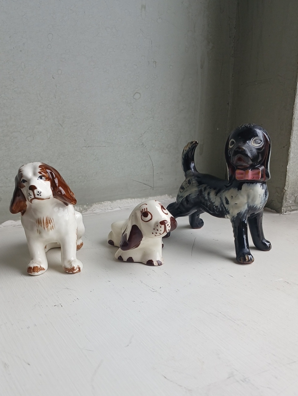 VIntage Lot of Decorative Ceramic Dog Figurines